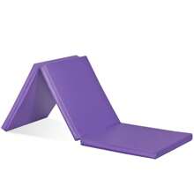 Estera de gimnasia plegable de espuma gruesa y antideslizante de 6'x2' para gimnasia, yoga y fitness
