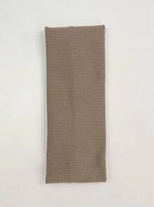 1 pieza Diadema elástica de punto de estilo urbano, accesorios para el cabello, diadema turbante, banda para la sudoración