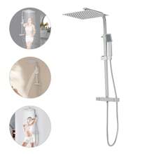 YUNRUX Sistema doccia - Argento - Visualizzare 2