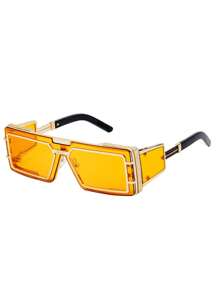 New Fashionable Retro Street Tech Futuristic High-End Fashion Glasses For Men, Personalized Suitable For Everyday Wear And Going Out