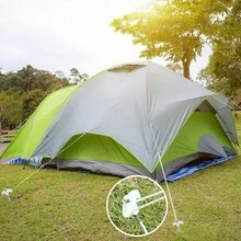 Schraubheringe 20cm lang  Heringzieher Zeltheringe schrauben und Metall Koffer - Schwarz - Übersicht 8