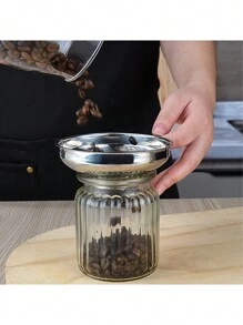 1PC不锈钢广口漏斗果酱调料油包装配件加厚大口径家用多功能厨房漏斗 - 銀色 - 查看 6