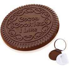 Espejo compacto y plegable con forma de galleta, juego de peine de viaje, espejo de maquillaje redondo y portátil con estilo de princesa, color aleatorio, regalo de Navidad - Mini espejo de maquillaje plegable, espejo de maquillaje plegable con linda forma de galleta, juego de espejo y peine de viaje portátil, adecuado para niñas y mujeres (color aleatorio) - Multicolor - Ver 3
