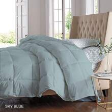 All Seasons Super Soft And Plush Down Alternative Comforter - Available In 8 Colors & 2 Sizes - Cà tím - Xem 10