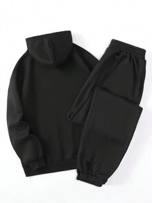 Customizable Gift For Girlfriend/Wife, Valentine's Day Gift, Christmas Gift, Thanksgiving Gift - Add Your Own Text (Slogan/Meme/Name/Company Logo/Nickname) To Design Your Personalized Printed Hoodie, Sweatshirt, Shirt, T-Shirt, Logo Business Apparel | Wedding Gift | Party Outfit | Birthday Gift | Halloween Costume | Christmas Outfit,Ornamental,Dawg,Stylish,Fashion,Hipster,Contracted,Easy Costume,Minimal Chic,Casual,Cute,Unique,Custom,Belle Costume,Ideal Gifts For Her,Family,Friends,Pink Girls,For Holiday,For Vacation,For Anniversaries - Black - View 3