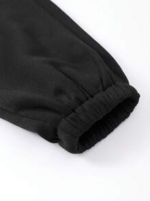 Customizable Gift For Girlfriend/Wife, Valentine's Day Gift, Christmas Gift, Thanksgiving Gift - Add Your Own Text (Slogan/Meme/Name/Company Logo/Nickname) To Design Your Personalized Printed Hoodie, Sweatshirt, Shirt, T-Shirt, Logo Business Apparel | Wedding Gift | Party Outfit | Birthday Gift | Halloween Costume | Christmas Outfit,Ornamental,Dawg,Stylish,Fashion,Hipster,Contracted,Easy Costume,Minimal Chic,Casual,Cute,Unique,Custom,Belle Costume,Ideal Gifts For Her,Family,Friends,Pink Girls,For Holiday,For Vacation,For Anniversaries - Black - View 5