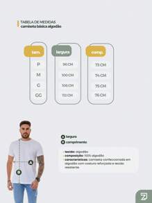 Men T-Shirts - 白色 - 查看 7