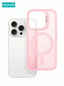 1 pezzo Custodia protettiva per telefono Koolife in PC+TPU, antiscivolo, antimpronta, antigraffio, realizzata con tecnologia IMD, con pulsanti elettroplaccati, sensazione di pelle gelata liscia, compatibile con 16/16Pro/16Plus/16ProMax 15/15Pro/15ProMax/15Plus/14Plus/14Pro/14ProMax/14/13ProMax/13Pro/13/12ProMax/12Pro/12/11/11ProMax