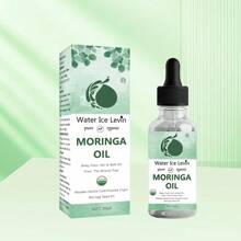 Water ice levin Tratamento de Cabelo com Óleo Marroquino, Sérum de Óleo de Cabelo Altamente Hidratante e Nutritivo, Adequado para Todos os Tipos de Pele - Verde Menta - Visão 2