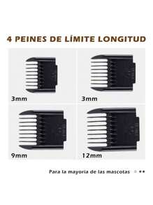 Tijeras Eléctricas Para Mascotas Cortadora De Máquina Pinzas Para Perros - Dorado - Ver 5