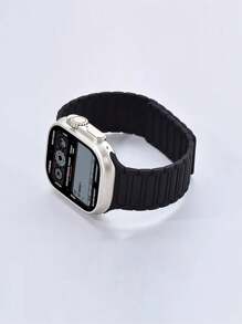 1 Stück Silikon Magnetarmband kompatibel mit Apple Watch Bändern 38mm 40mm 41mm 42mm 44mm 45mm 49mm Damen Herren Apple Watch Armband für Series 10 9 8 7 6 5 4 3 2 1 Ultra SE