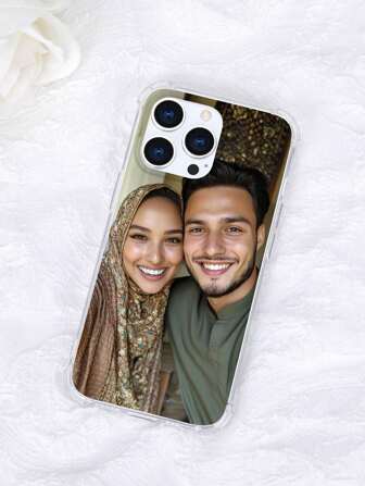 1 Customized Photo Black Phone Case Compatible With IPhone 15 Pro Max / S25 Ultra / S25 Plus, Redmi And Other Models, Wedding Photo Customization, Gift For Couples, Friends, Family, Graduation, Etc., Stylish, Colorful, Vintage, Cute, Contracted, Funny, Custom, Personalized, Unique, Customized, Ideal Gifts For Him, Ideal Gifts For Her, Boyfriend, Girlfriend, Family, Friends, Grandparents, Couple, For Anniversaries, For Birthdays,Season Picks,2025phonecase
