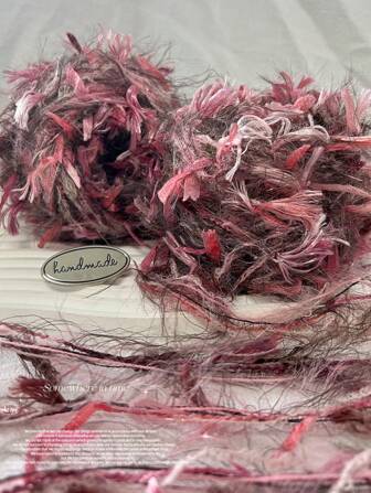 1 件 80 克手工编织纱线 - 彩色豆点钩针纱线，适用于毛衣、围巾、帽子、厚毯子、包、玩偶 - 柔软、温暖、耐用的针织线