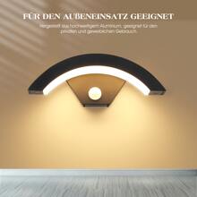 OYAJIA Außenwandleuchten, Außenbeleuchtung für Garten, Weg, Terrasse