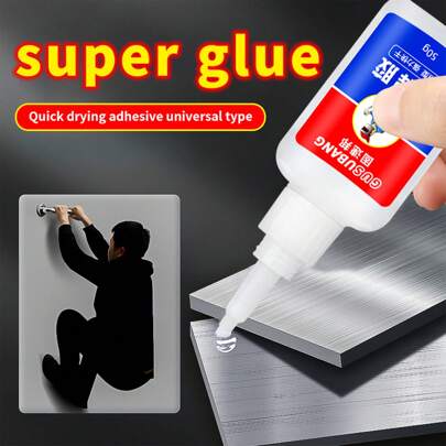 1/2/3 Stück Super Kleber/Schnelltrocknender Klebstoff/Multifunktions, starke Haftfähigkeit, Schweißkleber/Multifunktions Schnelltrocknender Kleber/Hochtemperaturbeständiger Klebstoff, geeignet zum Verkleben von Eisen, Metall, Kunststoff, Keramik, Glas, Stein, Acryl, Holz, für DIY Basteleien, Schuhrepatur und mehr.