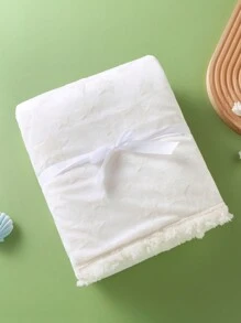 Manta de fajado de bebé con patrón de estrellas, regalo de amor para el Día de San Valentín - Beis - Ver 5