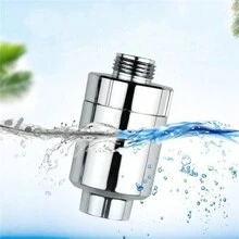 浴室配件厨房水龙头活性炭水龙头净化过滤器易于安装水过滤净水器去除杂质浴室配件厨房水龙头家居浴室装饰秋季装饰 - 銀色 - 查看 12