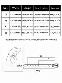 PU Leather Pet Collar, Minimalist Flat Pet Dog/Cat Neck Strap, Multiple Colors & Sizes - Red - View 2