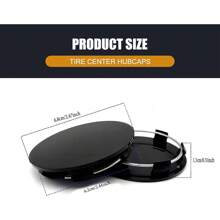 4 PCS Car Wheel Center Hub Cover, Snap-In Vehicle Rim Hub Caps Accessories, Universal Waterproof Durable Automotive Wheel Protector For Most Cars - Multicolor - View 15