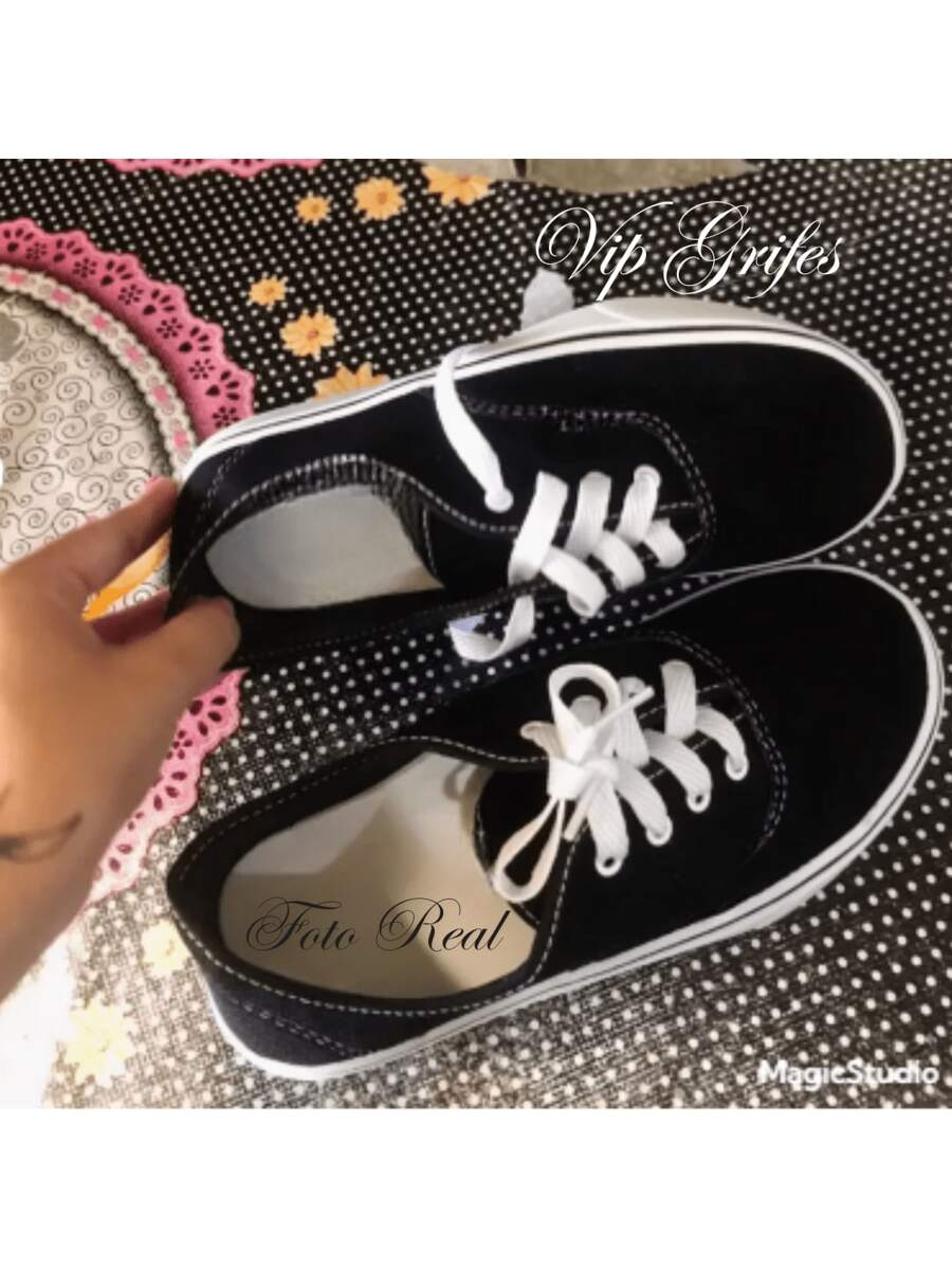 Children's Sneakers For Boys And Girls, School, Comfortable - màu đen - Xem 1