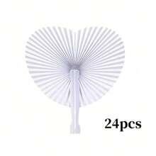 1/24/36 chiếc quạt cầm tay gấp hình trái tim màu trắng, thích hợp cho đám cưới, tiệc sinh nhật, quảng cáo, quà tặng, vẽ tranh, graffiti, kỳ nghỉ biển và các dịp khác. Nhỏ gọn và dễ sử dụng, phù hợp cho cuộc sống hàng ngày, công việc, đi lại và nhiều dịp khác nhau. Món quà hoàn hảo cho gia đình và bạn bè. Cũng thích hợp cho lễ hội Halloween, tiệc Giáng sinh, quạt cầm tay màu trắng trơn dùng trong đám cưới, phù hợp cho mọi mùa. - Nhiều màu - Xem 14