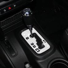 1 miếng dán trang trí cần số xe hơi đính đá, thích hợp cho phụ nữ trang trí nội thất xe hơi. - Một cỡ - Xem 4