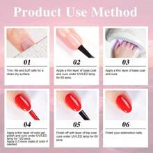 VOKY 6 CÁI/BỘ 7ML Gel làm móng tay màu trơn với bộ gel làm móng tay kim cương vụn sáng bóng, Bộ quà tặng ngày lễ hoàn hảo cho tiệm làm móng DIY dành cho phụ nữ - Nhiều màu - Xem 7