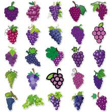 50 miếng dán hình quả nho hoạt hình, miếng dán vinyl cho bình nước máy tính xách tay, đàn ghi ta, xe đạp, ô tô, xe máy, cản xe, hành lý, ván trượt, hình dán dễ thương, món quà tuyệt vời nhất cho trẻ em, thanh thiếu niên, nam giới, phụ nữ. - Nhiều màu - Xem 4