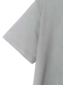 定制个性化 U 天鹅和青蛙 T 恤男友风格男士舒适休闲短袖宽松 T 恤，添加您自己的文字来设计您的个性化印花 T 恤，适合情侣、家庭、宠物、父母和朋友的礼物、锻炼、团队派对、情侣装、工作服 - 淺灰色 - 查看 7