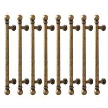 4pcs/8pcs Vintage Brass Zinc Alloy Cabinet Handles - Classic European Style, Perfect For Bedroom & Kitchen Wardrobes