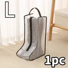 1/2/4 peças de sacos de armazenamento de botas, sacos de pó de sapatos de viagem para botas altas, sacos organizadores de botas para casa com janela transparente para proteção contra poeira
