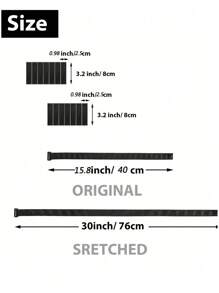 2pcs Knee-High Boots Stretchy Shoelaces With 10pcs Stickers For Knee-High Boots To Prevent Boot Slippage