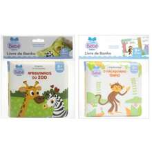 Kit 2 Bath Books For Children Fun And Learning In The Bath! - Amiguinhos Zoo + O Macaquinho - View 1