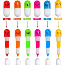 6 مجموعة بطاقات عيد الحب مع أقلام قابلة للسحب، صناديق قلوب مليئة، هدايا عيد الحب، هدايا تبادل في الصف، قرطاسية عيد الحب، ألوان