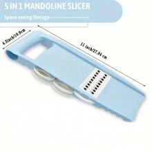 1 Set 5in1 Vegetable Slicer Multifunctional Fruit Slicer Manual Food Grater Vegetable Grater Cutter Potato Grater Household Potato Chopper Kitchen Stuff Kitchen Gadgets