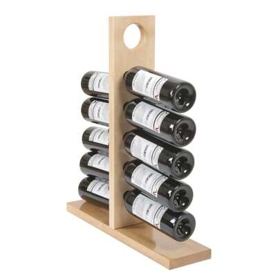 Well Home MOBILIARIO & DECORACIÓN Botellero edif para 10 botellas, acabado SIN barniz. Envio gratis en 24/48h