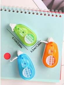 1pc Mini Dotted Correction Fluid, Random Color, Suitable For Students And Office Workers - Multicolor - View 9