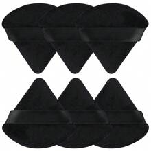 6 pezzi Cuscinetti per cipria morbidi per il viso, cuscinetti per cipria triangolari per cipria sciolta, cipria minerale, cuscinetti in velluto per il viso, contouring occhi, strumenti di bellezza e trucco, accessori per il trucco, cuscinetti, miscelatori per trucco, cuscinetti per cipria, spugne per trucco, economici, regalini natalizi, regali per donne, regali di Natale