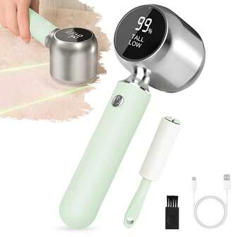 2 IN 1 Electric Fabric Shaver And Lint Roller, USB Rechargeable Sweater Lint Remover, Portable Depilatory For Clothes, Beddings, Furniture, Carpets, Sofa, Cleaning Supplies