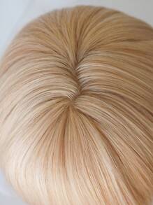 1 件合成耐热假发，颜色为玫瑰红/榛子灰棕/黑棕/亚麻金/暗粉色长卷发假发，长 26-28 英寸，由纤维制成，适合日常使用，自然逼真的假发。