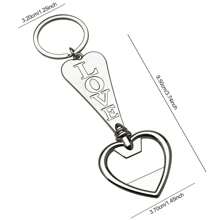 1pc Multi-Functional Bottle Opener Keychain, Metal Rudder & Anchor Keychain, Nautical Club Souvenir, Small Gift, For Outdoor, Camping - Multicolor - View 16