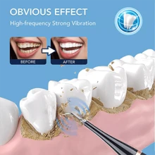 Elektrische Zahnbürste Schallzahnbürste Mit 3 Ersatzbürsten 5 Modi So nic, Zahnreinigungsset Fleckenentfernung für Pflege von Zahn Zu Hause DE