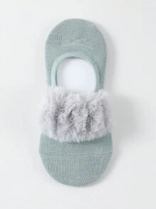 1/3 đôi tất lông cừu nông, thoải mái và thoáng khí, dùng cho mọi mùa - Nhiều màu - Xem 19