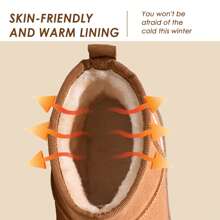 Ankle Boots For Women - Warm Boots Insole Women Boots - Anti-Slip Mini Platform Boots - Lightweight Winter Boots For Women - Snow Boots