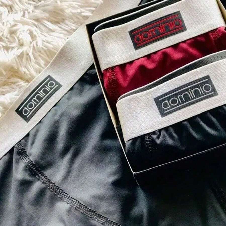 Kit 2 Domínio Boxer Briefs - Nhiều màu - Xem 1
