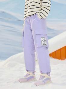 Balabala Boys' & Girls' Loose Fit Pants Warm Winter 2024 Collection