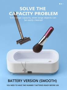 1pc Ultrasonic Cleaner, Home Jewelry Watch Glasses Dentures Invisible Contact Lens Multipurpose High Frequency Convenient Cleaning Machine