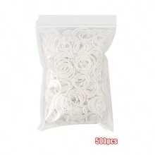 Paquete de 500 piezas de bandas elásticas de goma de diversos colores, diámetro de 16mm, para oficina, escuela, hogar, empaquetado de la vida diaria, duraderas y resistentes