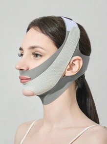 1pc Women's V-Face Lifting Bandage Elastic Face Sleeping Mask, Suitable For Daily Wear