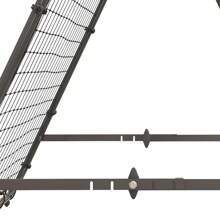 HOMCOM Double Sided Football Rebounder Net, Football Rebound Net Target Goal With 5 Adjustable Angles, Garden Football Training Equipment For Youth - Black - View 9